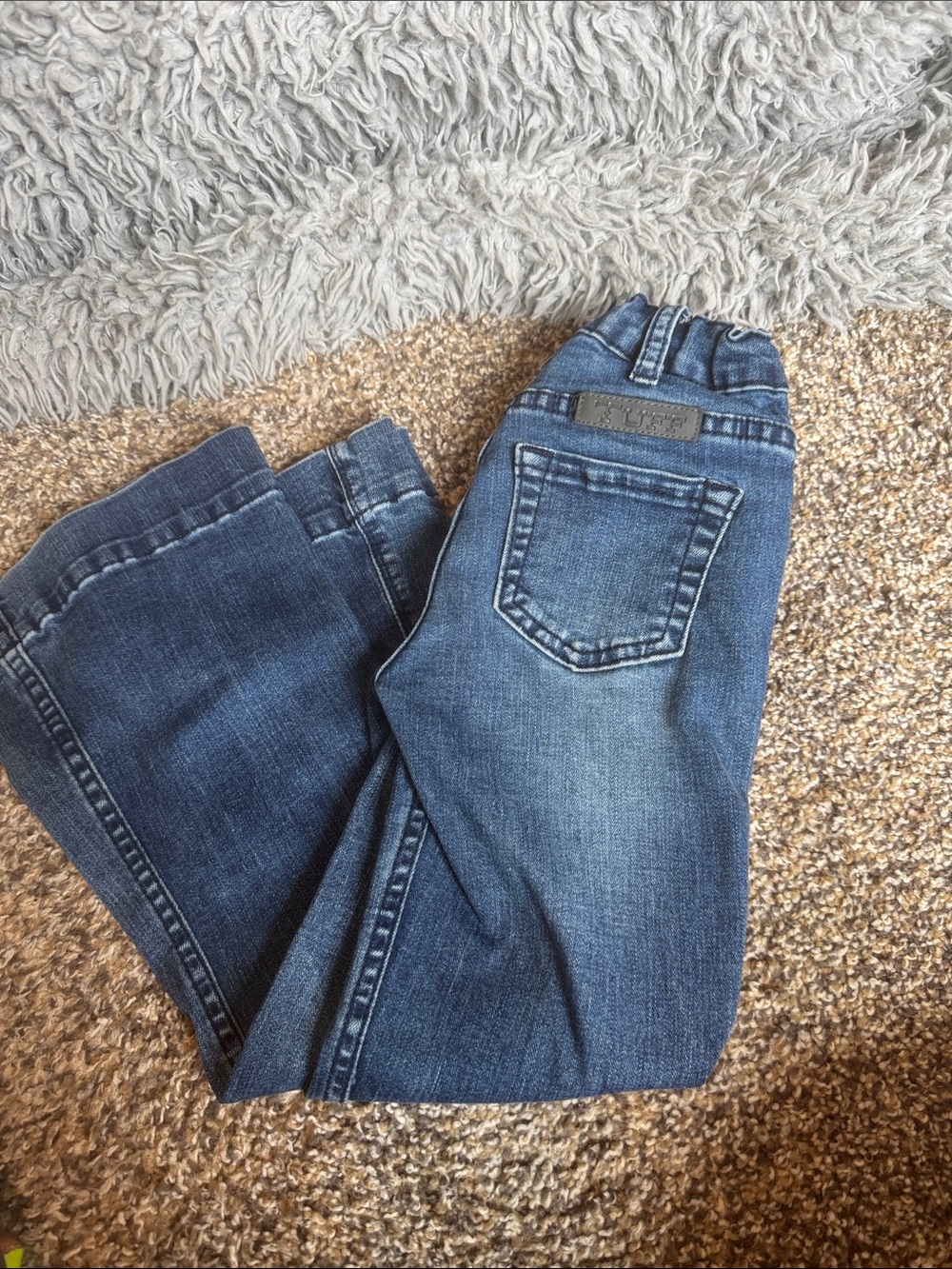 Little girls Cowgirl Tuff trouser Jeans